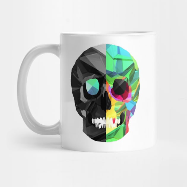 Bicolored Skull by JoeTheHoe